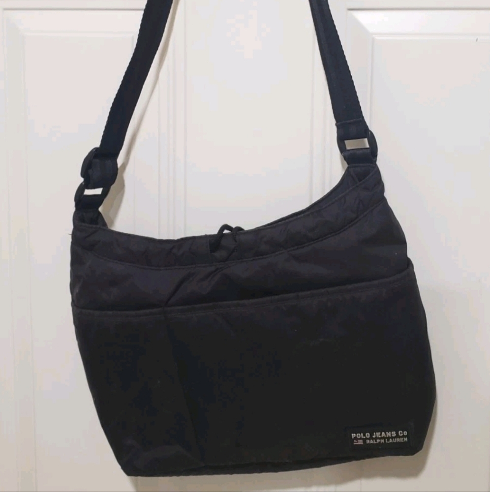 Polo by Ralph Lauren Black Messenger Bag